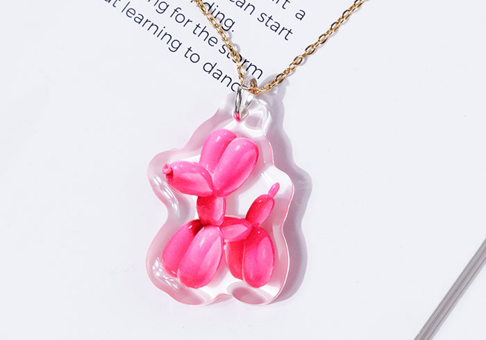 Acrylic Charm Necklace