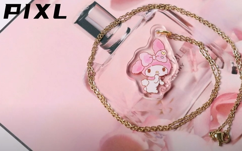 Custom Acrylic Charm Necklace